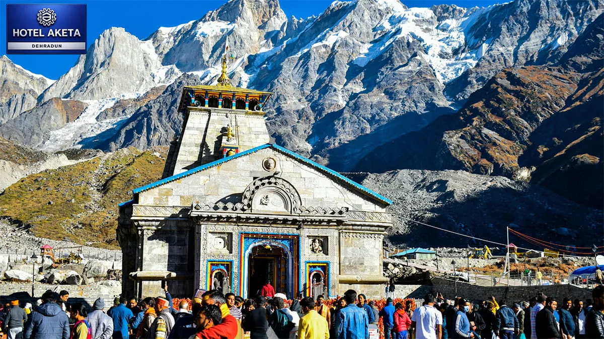 Kedarnath Temple pilgrimage by Hotel Aketa amidst the Himalayas