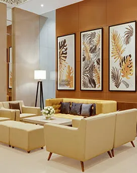 Lounge Area at Hotel Aketa Dehradun — Relax and Unwind